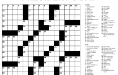 10 best large print easy crossword puzzles printable printablee 12 10 Best Large Print Easy Crossword Puzzles Printable Printablee
