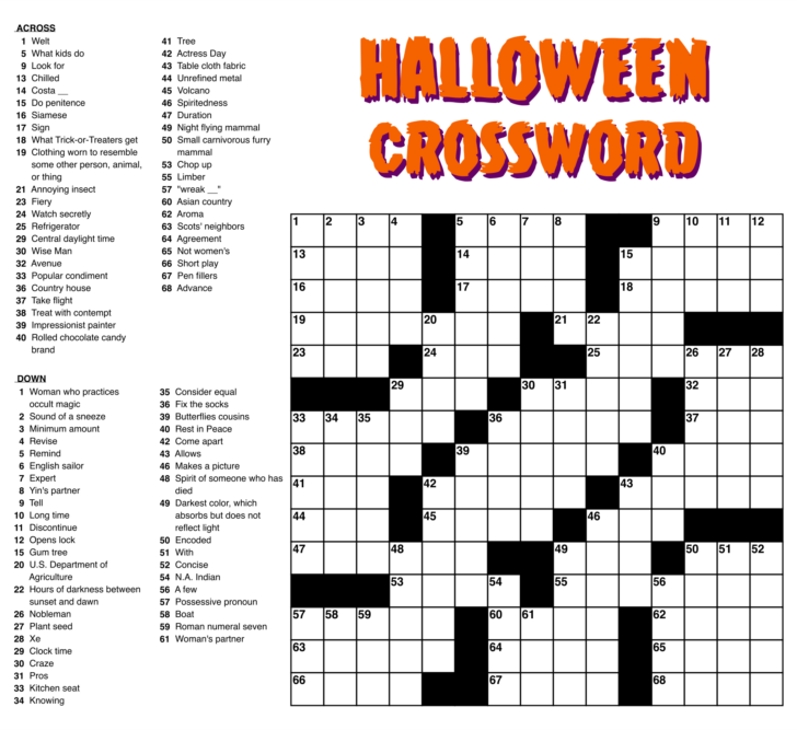 Best Crosswords Puzzles Printable