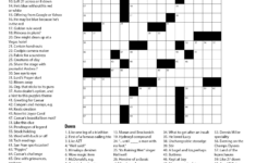 10 Best Printable Crosswords For Adults Printablee