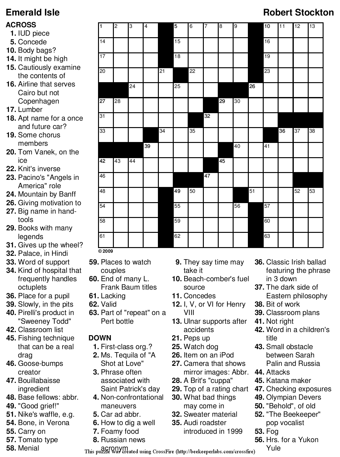 Moderate Crossword Puzzles Printable Crossword Puzzles Online