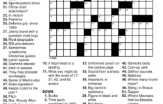 Crossword Puzzles Free Printable With Answers Printable Crossword