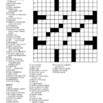 Daily Crossword Puzzle Printable Printable Crossword Puzzles