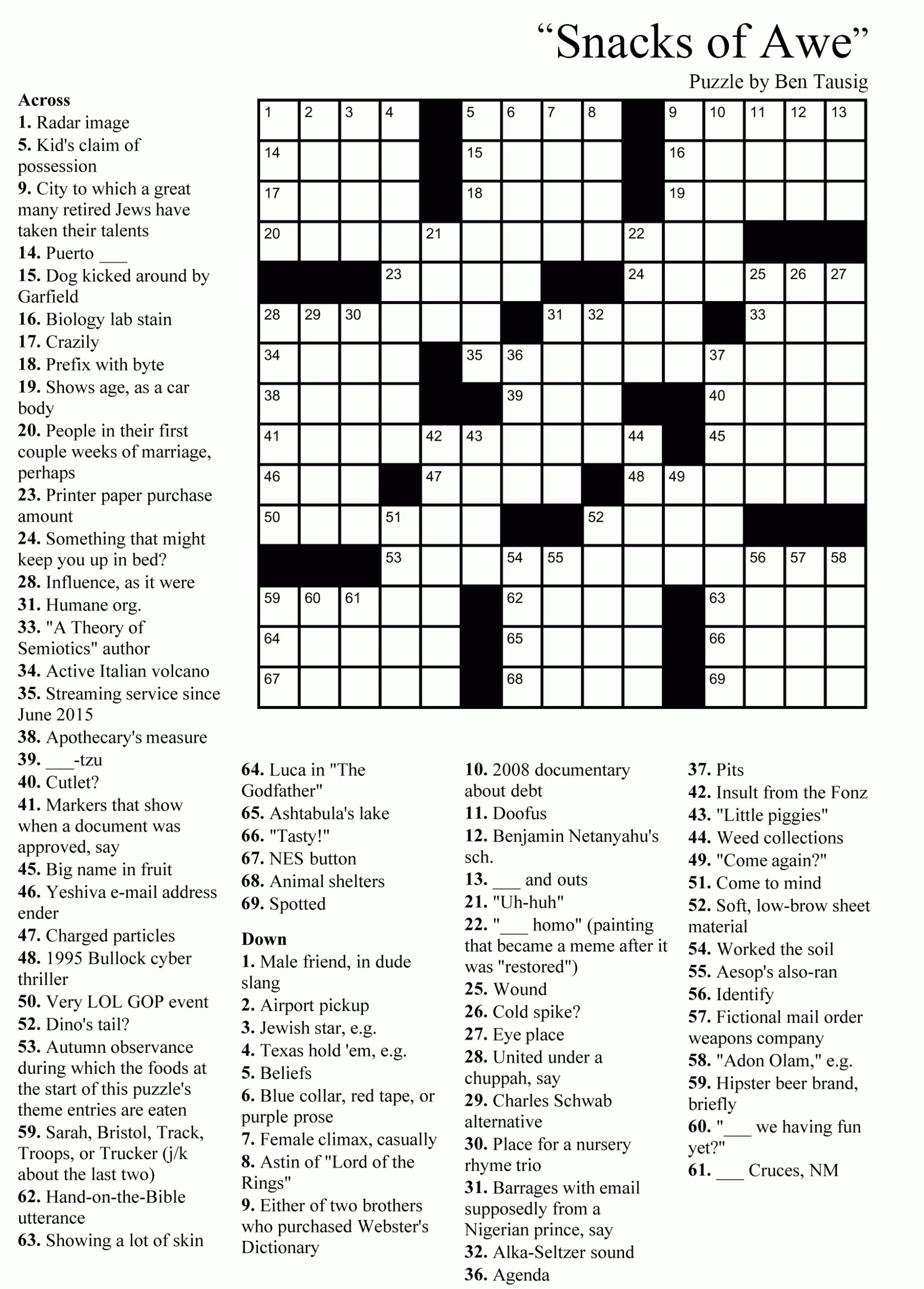 Disney Crossword Puzzles Printable For Adults You Have My Permission
