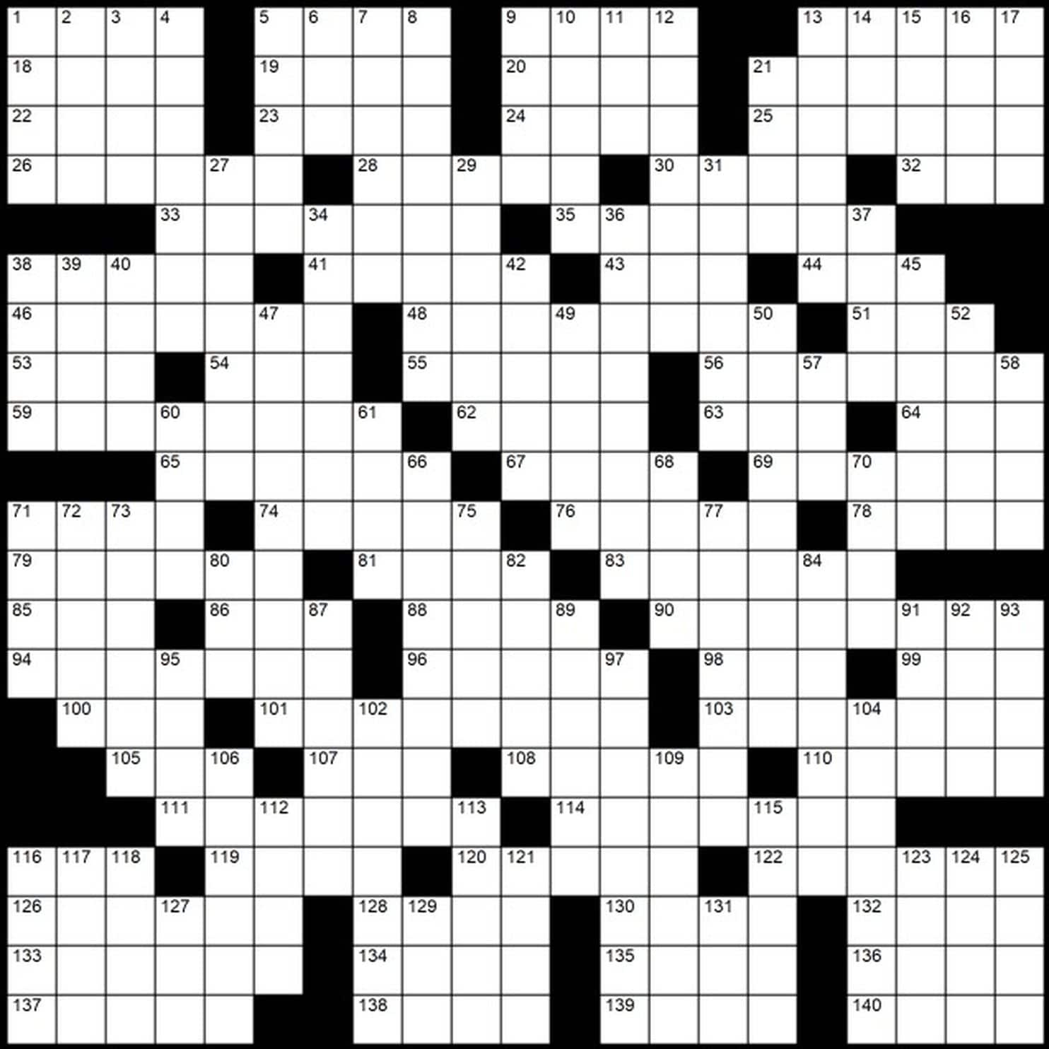 Evan Birnholz s May 12 Post Magazine Crossword In The Name Of The 