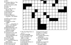 Free Daily Crosswords To Print Printable Crossword Puzzles Online