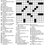 Free Easy Printable Crossword Puzzles With Answers Printable