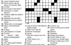 Free Easy Printable Crossword Puzzles With Answers Printable