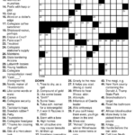Free Printable Crossword Puzzles Medium Difficulty Pdf Printable