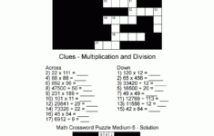 Free Printable Crossword Puzzles Medium Difficulty With Answers Free