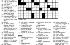 Free Printable Sports Crossword Puzzles Free Printable A To Z