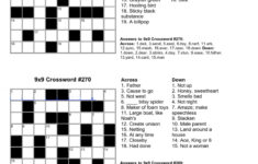 Make Your Own Crossword Puzzle Free Printable With Answer Key