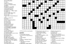New York Times Crossword Printable Free Wednesday Printable Template 2021