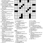 Printable Crossword Puzzle With Answer Key Printable Crossword Puzzles