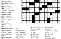 Printable Crossword Washington Post Printable Crossword Puzzles