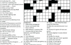 Printable Crosswords About Friendship Trials Ireland Free Printable