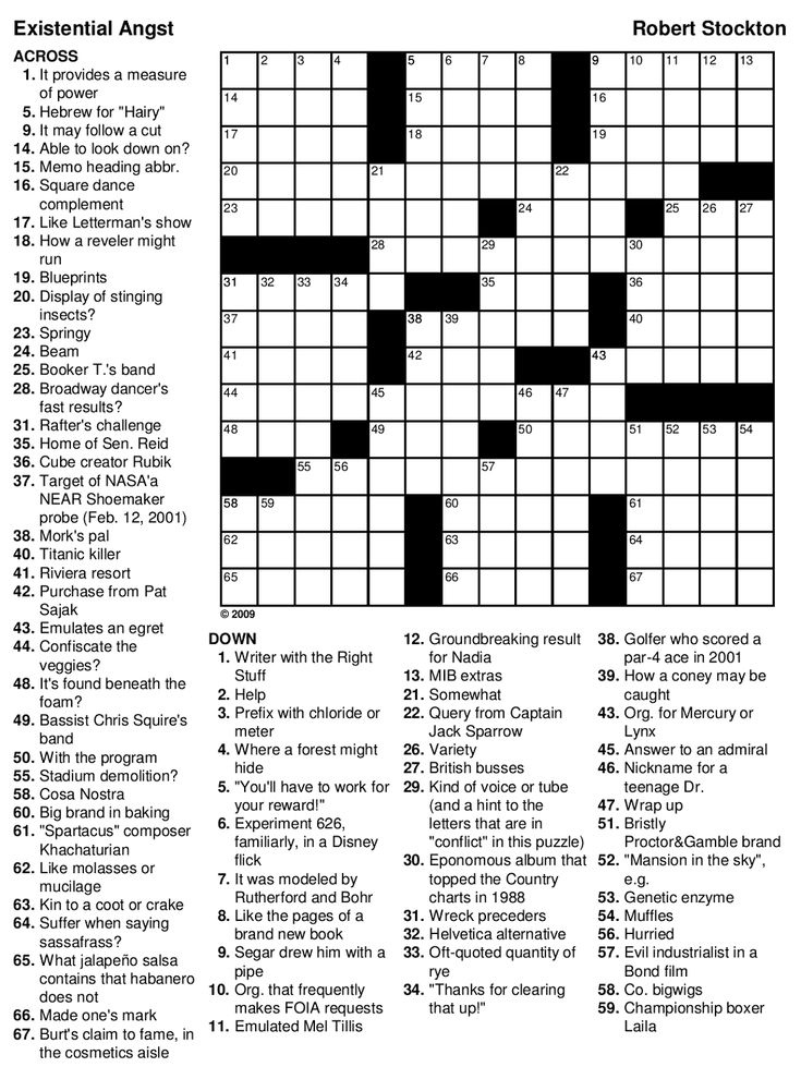Printable Games For Adults Free Printable Crossword Puzzles