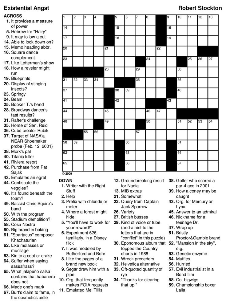 Printable Games For Adults Free Printable Crossword Puzzles 