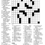 Printable Universal Crossword Puzzle Today Sunday Crossword Puzzle