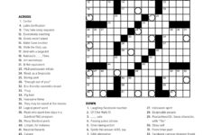 Printable Universal Crossword Puzzle Today Usa Today Printable