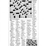 Wall Street Journal Crossword Puzzles Crossword Puzzles Crossword
