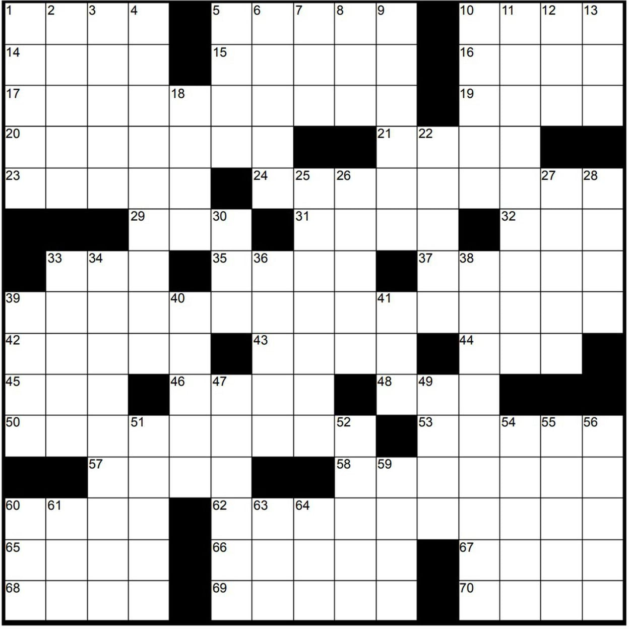 Washington Post Crossword Puzzle Printable Printable Template Free