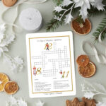 12 Days Of Christmas Crossword Puzzles (Free Printable)   Once Intended For Advent Christmas And Epiphany Crossword Puzzles Answers