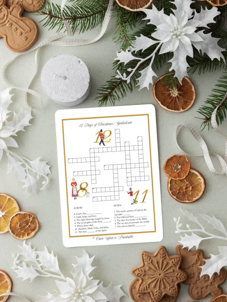 12 Days Of Christmas Crossword Puzzles (Free Printable) - Once intended for Advent Christmas and Epiphany Crossword Puzzles Answers