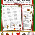 A Christmas Carol" Activities Charles Dickens Crossword Puzzle With Regard To Christmas Carol Crossword Puzzles Easy