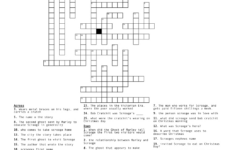 A Christmas Carol Crossword Puzzle – Wordmint intended for Christmas Carol Vocabulary Crossword Puzzles