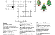 A Christmas Carol Crossword - Wordmint for Christmas Carol Role Crossword Puzzles