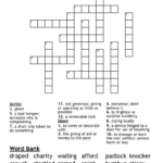 A Christmas Carol   Vocabulary Act 1 Crossword   Wordmint Within Christmas Carol Act 1 Crossword Puzzles Answers