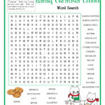 Baking Christmas Cookies Word Search Within Baking Christmas Cookies Crossword Puzzles