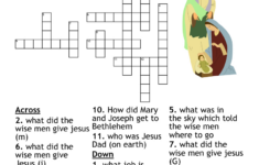 Christmas Bible Trivia Crossword - Wordmint regarding Biblical Christmas Crossword Puzzles