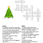 Christmas Carol Crossword   Wordmint Intended For Christmas Carol Crossword Puzzles Answers Inside Out