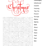 Christmas Carol Crossword   Wordmint Pertaining To Christmas Carol Crossword Puzzles Answers Inside Out