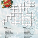 Christmas Crossword Puzzle   Etsy Throughout 3Rd Grade Christmas Crossword Puzzles