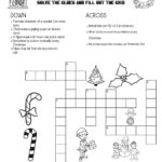 Christmas Themed Crossword Puzzles • Beeloo Printable Crafts And With 1st Grade Christmas Crossword Puzzles