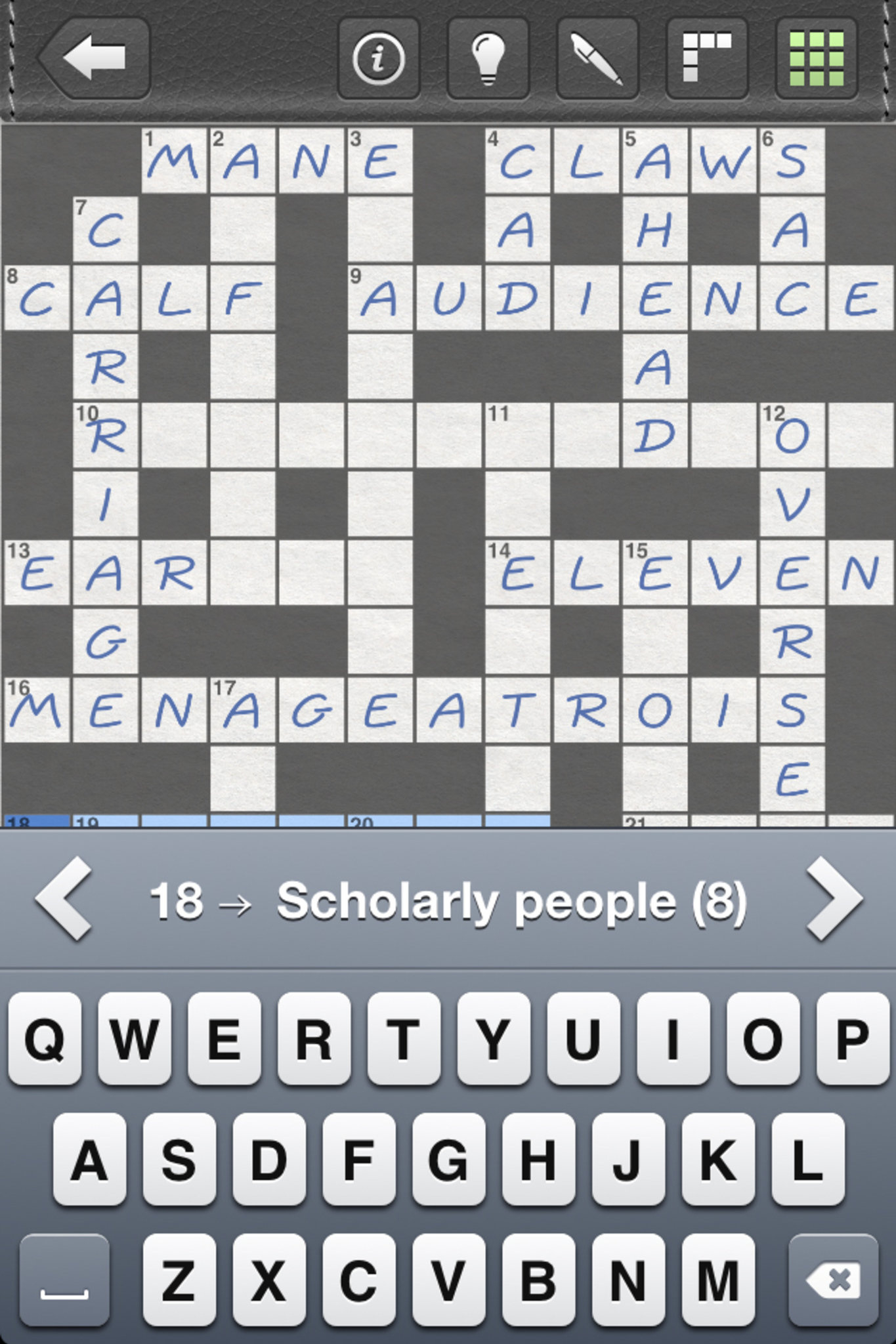 Crossword Puzzle Apps Need No Eraser - App Smart - The New York Times within Admonishment Before Christmas Morning New York Times Crossword Puzzles