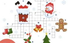 Easy Crossword Puzzle 'Christmas Day', For Children In Elementary throughout Children&amp;#039;s Crossword Puzzles Christmas