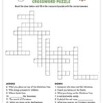 Free Printable Christmas Crossword Puzzle Within Children'S Crossword Puzzles Christmas