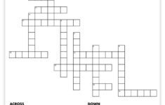 Free Printable Christmas Crossword Puzzle within Children'S Crossword Puzzles Christmas