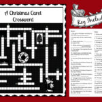 My Little Store For Christmas Carol Literary Crossword Puzzles Answer Key