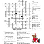 Printable Christmas Crossword Puzzle For Adults Pertaining To Adult Christmas Crossword Puzzles Printable