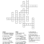 The Liturgical Year Crossword   Wordmint Within Advent Christmas And Epiphany Crossword Puzzles Answers