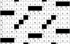 0102-23 Ny Times Crossword 2 Jan 23, Monday - Nyxcrossword with New York Times Crossword Puzzles Clinton Easter Egg