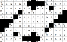 0723-22 Ny Times Crossword 23 Jul 22, Saturday - Nyxcrossword for New York Times Crossword Puzzles Clinton Easter Egg