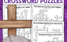 Christian Easter Crossword Puzzles - Mamas Learning Corner within Free Christian Easter Crossword Puzzles