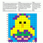 Easter Block Coordinates 2 | Easter Worksheets, Worksheets For With Easter Crossword Puzzles Gif
