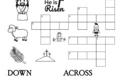 Easter Crossword Puzzle • Beeloo Printable Crafts And Activities in Easter Christian Crossword Puzzles