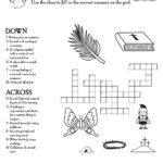 Easter Crossword Puzzle • Beeloo Printable Crafts And Activities Intended For Easter Crossword Puzzles For 2Nd Grade